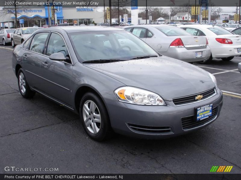 Dark Silver Metallic / Gray 2007 Chevrolet Impala LS