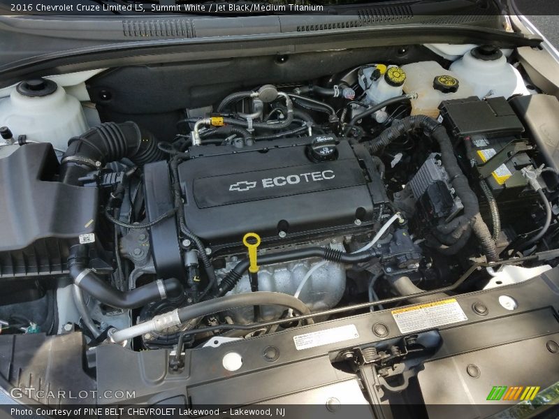 Summit White / Jet Black/Medium Titanium 2016 Chevrolet Cruze Limited LS
