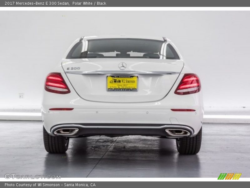 Polar White / Black 2017 Mercedes-Benz E 300 Sedan