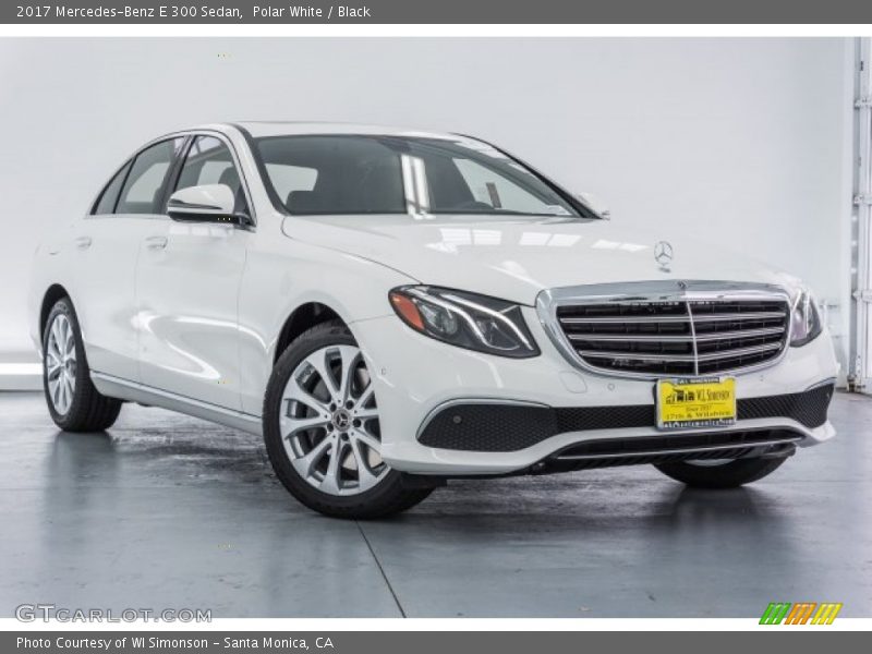 Polar White / Black 2017 Mercedes-Benz E 300 Sedan