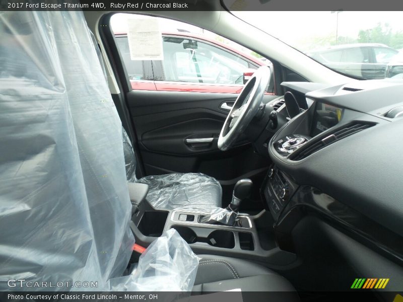 Ruby Red / Charcoal Black 2017 Ford Escape Titanium 4WD