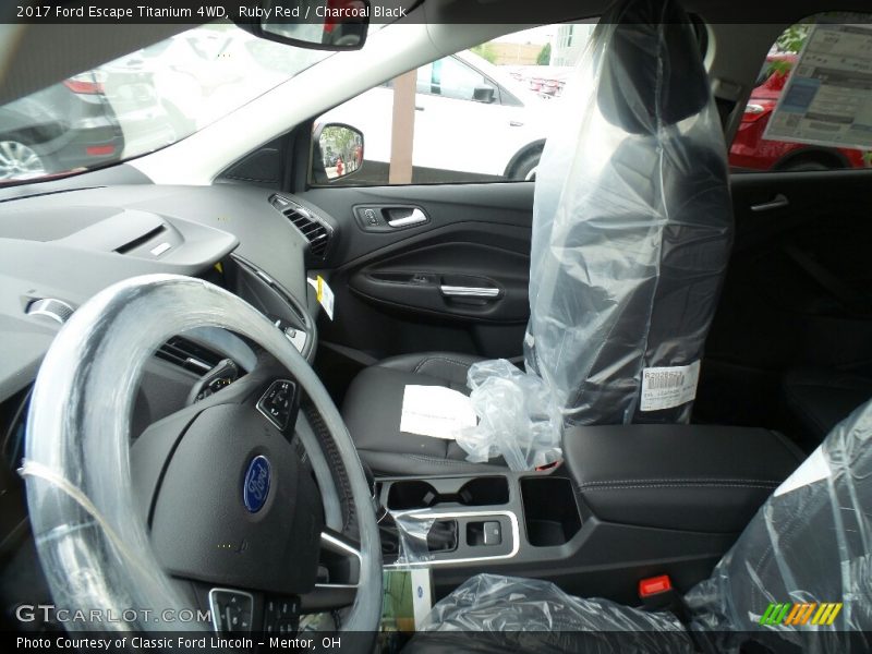 Ruby Red / Charcoal Black 2017 Ford Escape Titanium 4WD