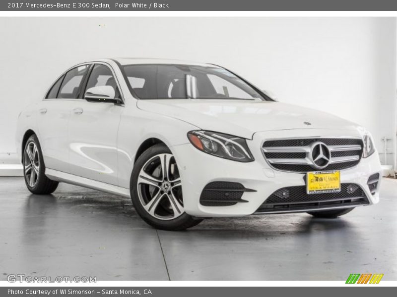 Polar White / Black 2017 Mercedes-Benz E 300 Sedan