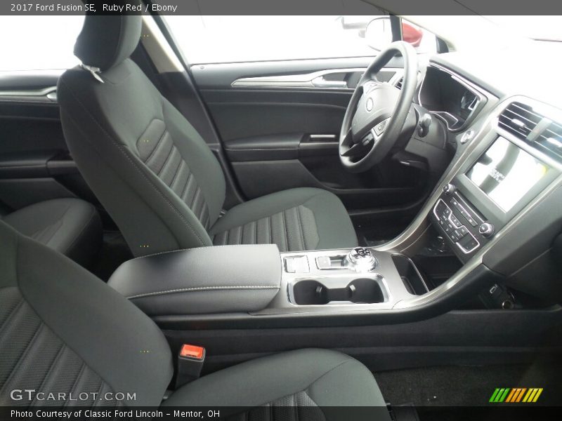 Ruby Red / Ebony 2017 Ford Fusion SE