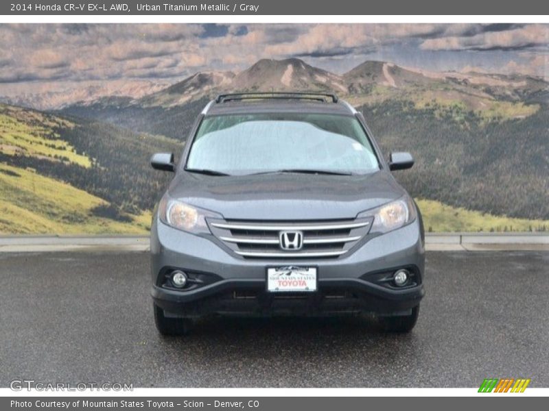 Urban Titanium Metallic / Gray 2014 Honda CR-V EX-L AWD