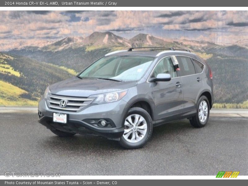 Urban Titanium Metallic / Gray 2014 Honda CR-V EX-L AWD