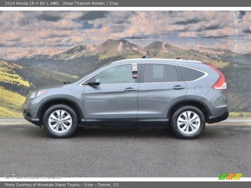 Urban Titanium Metallic / Gray 2014 Honda CR-V EX-L AWD