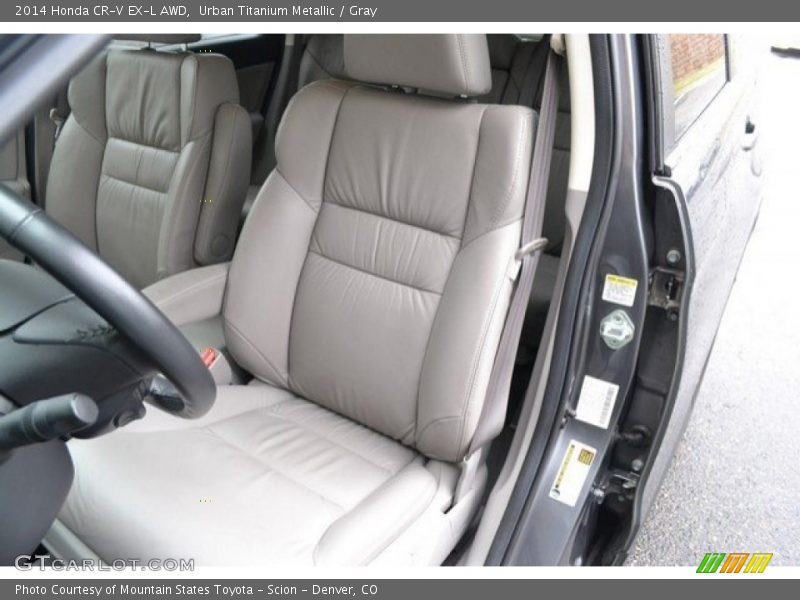 Urban Titanium Metallic / Gray 2014 Honda CR-V EX-L AWD