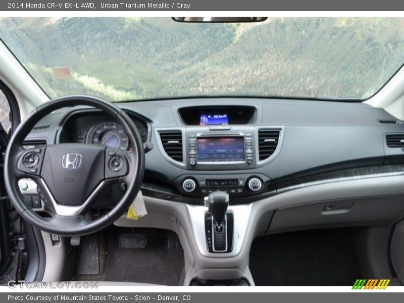 Urban Titanium Metallic / Gray 2014 Honda CR-V EX-L AWD