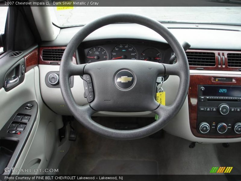 Dark Silver Metallic / Gray 2007 Chevrolet Impala LS