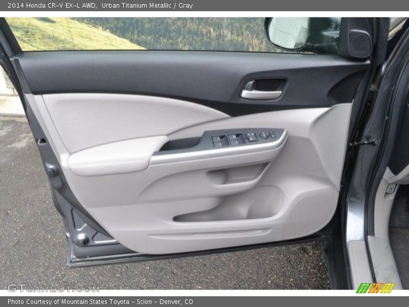 Urban Titanium Metallic / Gray 2014 Honda CR-V EX-L AWD