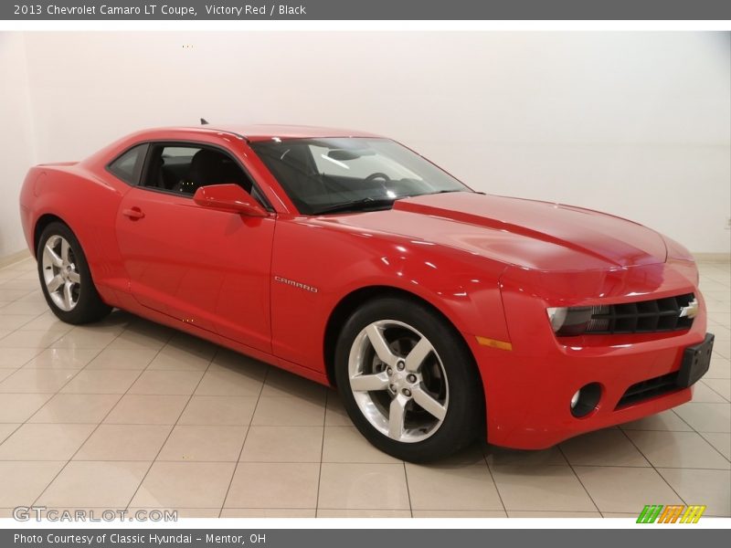 Victory Red / Black 2013 Chevrolet Camaro LT Coupe