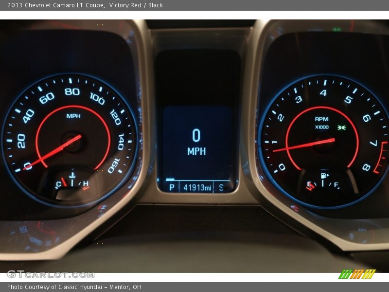 Victory Red / Black 2013 Chevrolet Camaro LT Coupe
