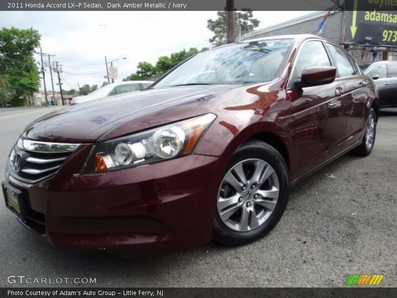 Dark Amber Metallic / Ivory 2011 Honda Accord LX-P Sedan