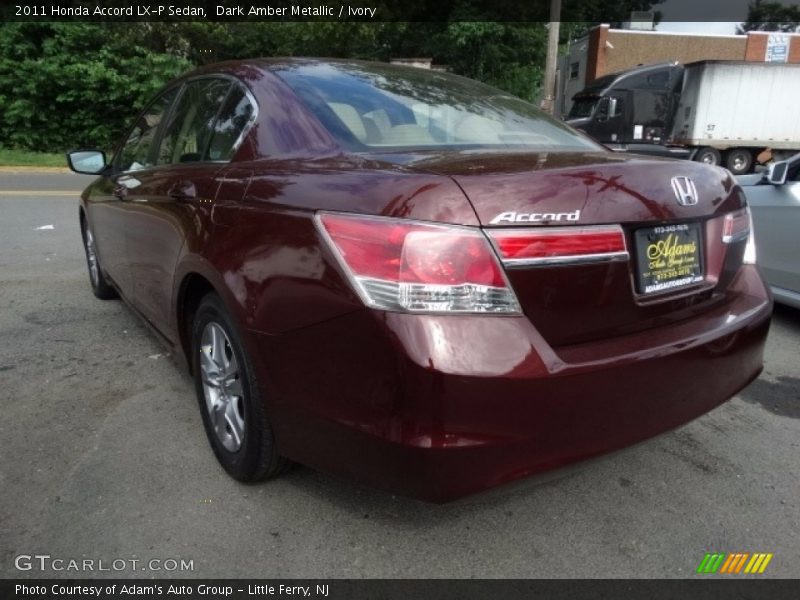 Dark Amber Metallic / Ivory 2011 Honda Accord LX-P Sedan