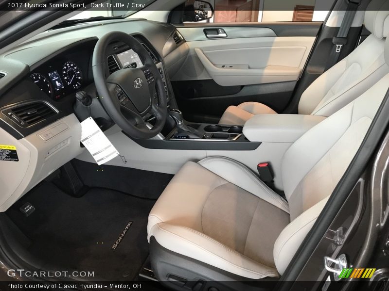 Dark Truffle / Gray 2017 Hyundai Sonata Sport