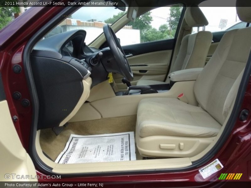 Dark Amber Metallic / Ivory 2011 Honda Accord LX-P Sedan