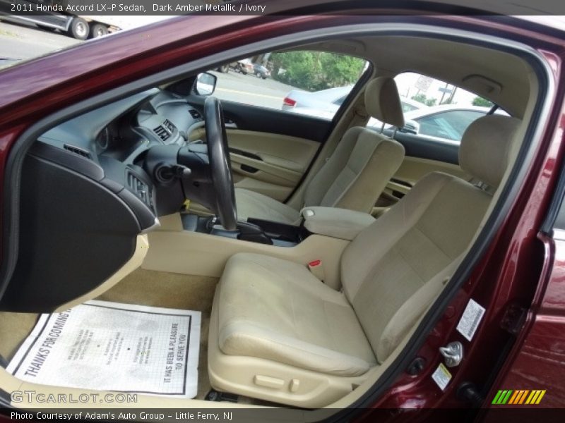 Dark Amber Metallic / Ivory 2011 Honda Accord LX-P Sedan