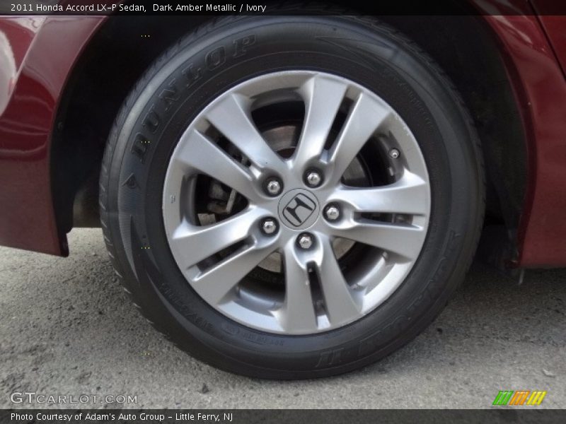 Dark Amber Metallic / Ivory 2011 Honda Accord LX-P Sedan
