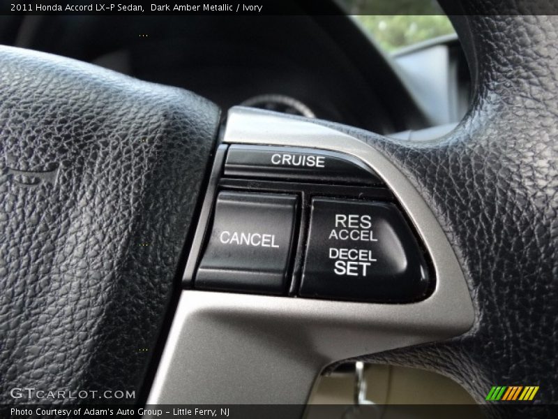Dark Amber Metallic / Ivory 2011 Honda Accord LX-P Sedan