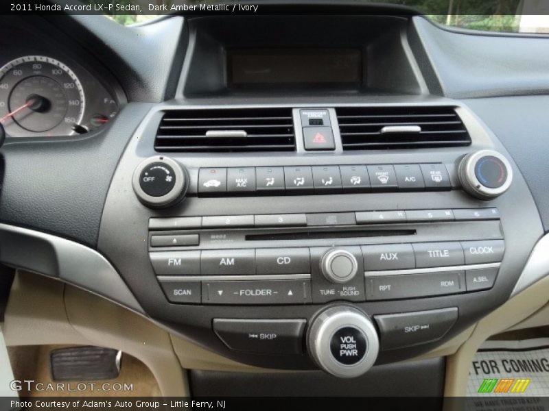 Dark Amber Metallic / Ivory 2011 Honda Accord LX-P Sedan