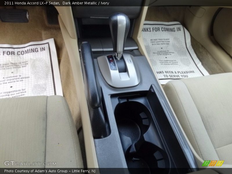 Dark Amber Metallic / Ivory 2011 Honda Accord LX-P Sedan