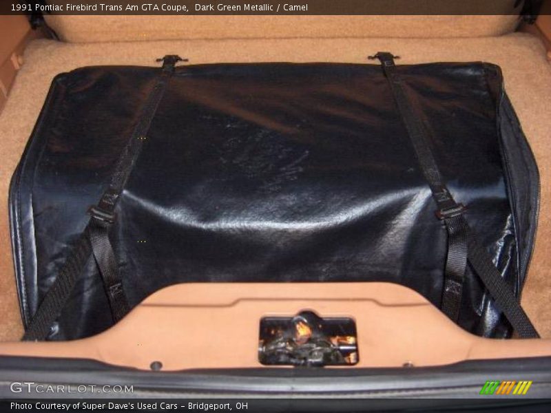 Dark Green Metallic / Camel 1991 Pontiac Firebird Trans Am GTA Coupe