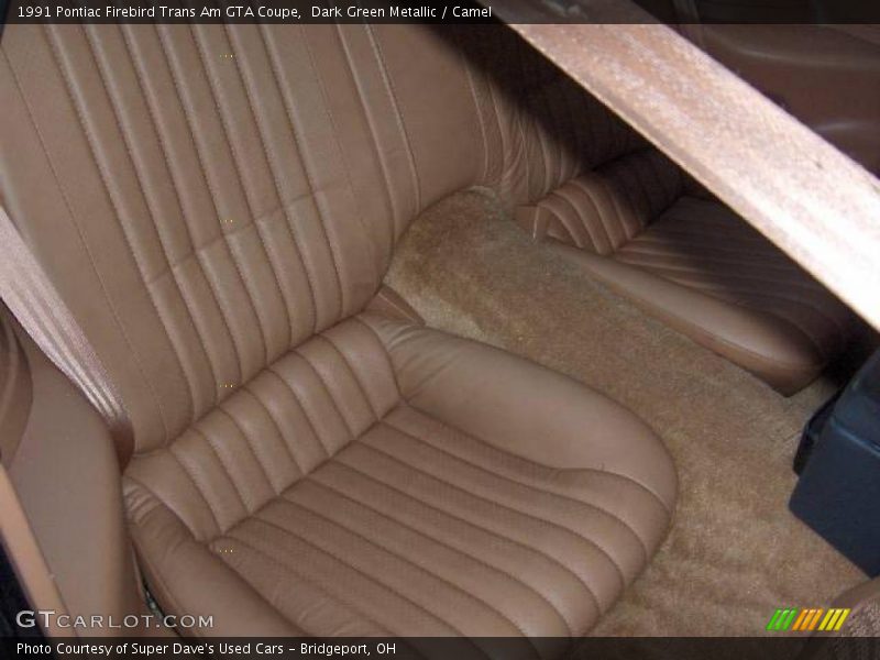 Dark Green Metallic / Camel 1991 Pontiac Firebird Trans Am GTA Coupe