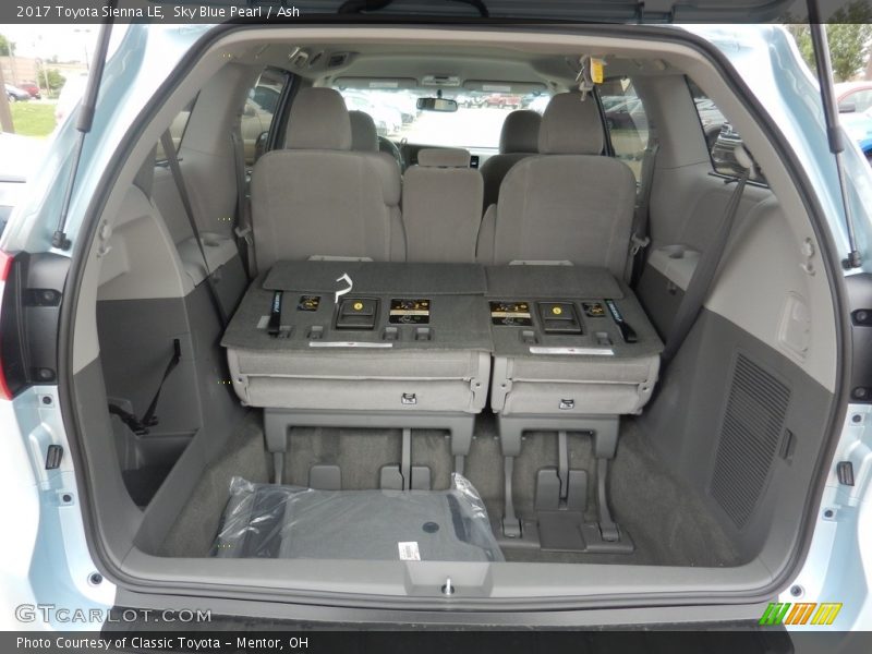 Sky Blue Pearl / Ash 2017 Toyota Sienna LE