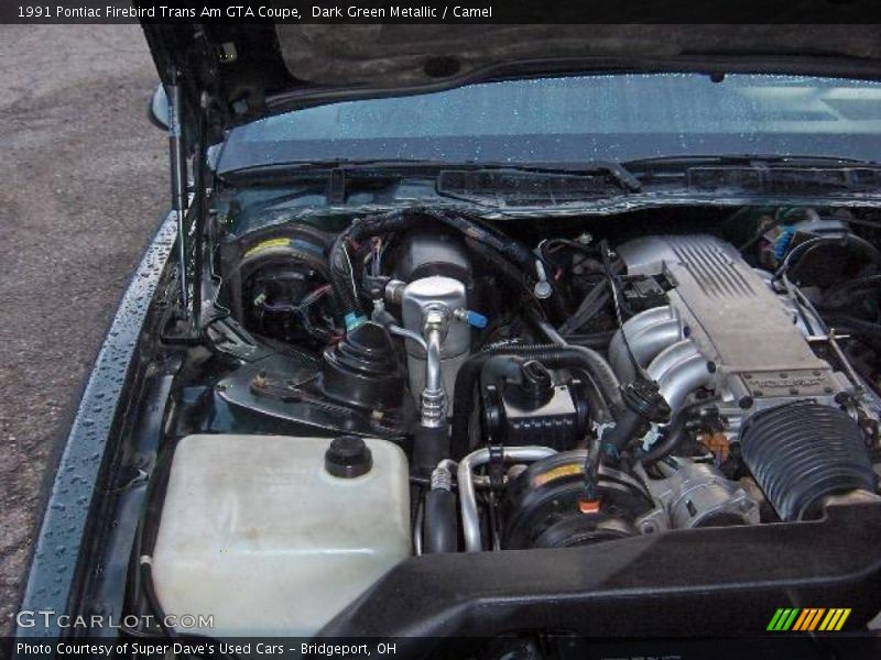 Dark Green Metallic / Camel 1991 Pontiac Firebird Trans Am GTA Coupe