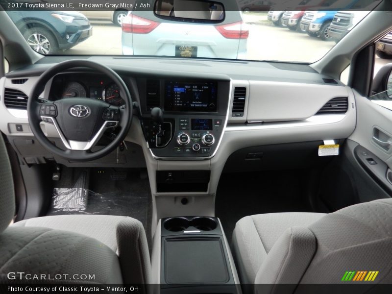 Predawn Gray Mica / Ash 2017 Toyota Sienna LE