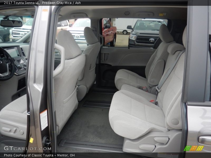 Predawn Gray Mica / Ash 2017 Toyota Sienna LE