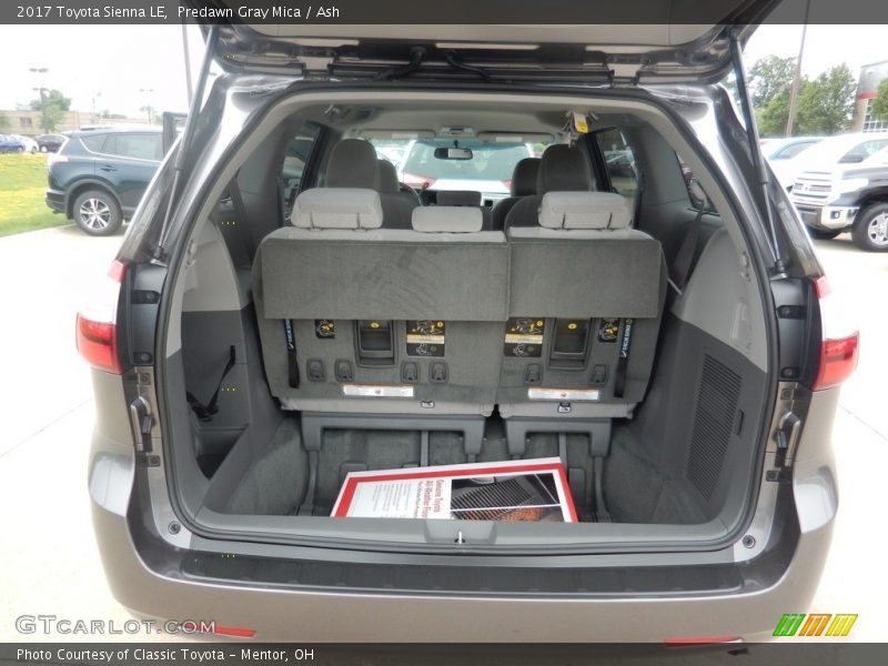 Predawn Gray Mica / Ash 2017 Toyota Sienna LE
