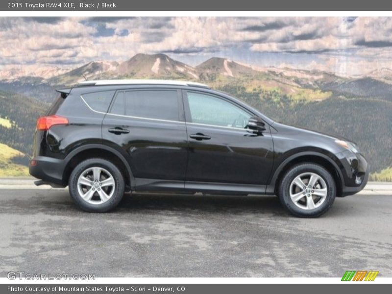 Black / Black 2015 Toyota RAV4 XLE