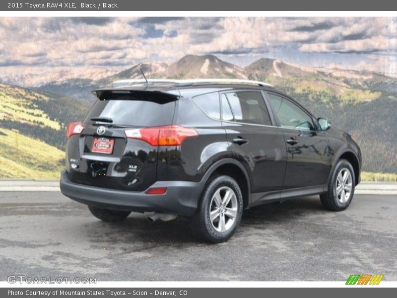 Black / Black 2015 Toyota RAV4 XLE