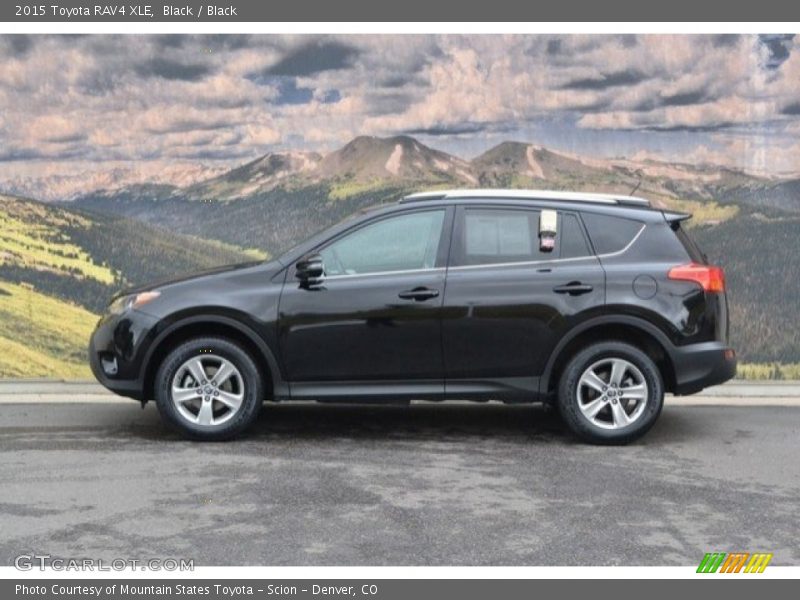 Black / Black 2015 Toyota RAV4 XLE