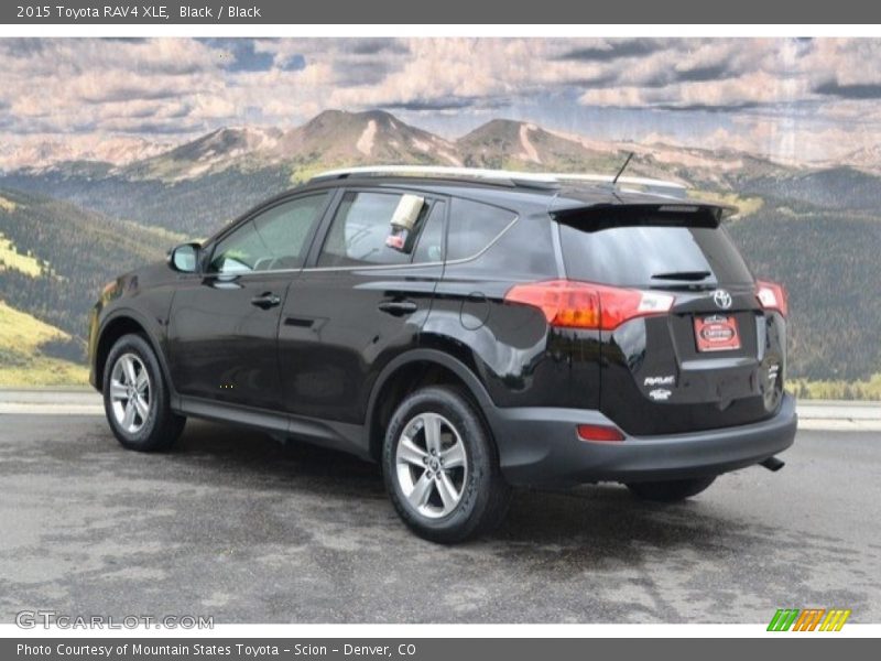 Black / Black 2015 Toyota RAV4 XLE