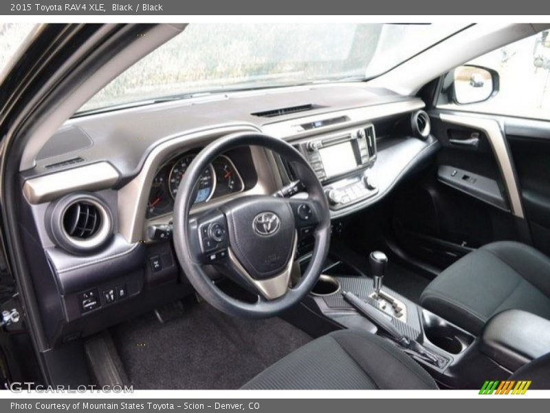 Black / Black 2015 Toyota RAV4 XLE