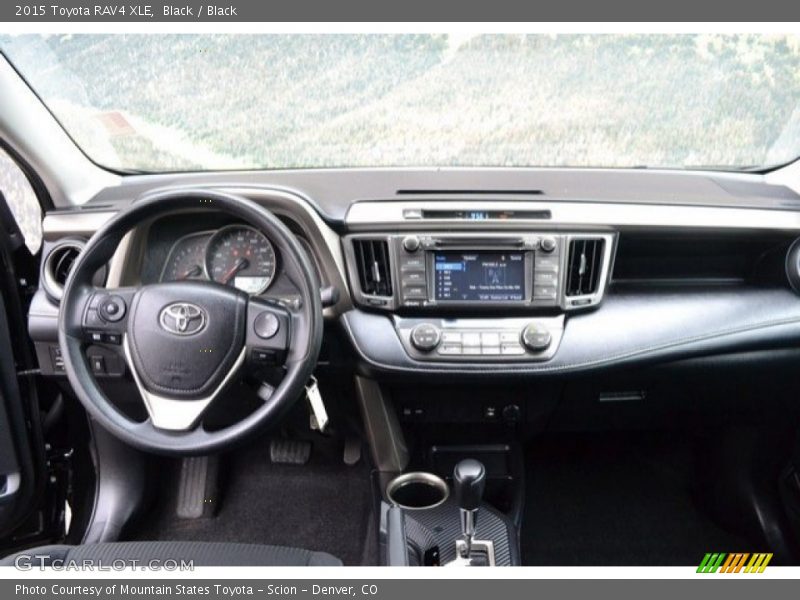 Black / Black 2015 Toyota RAV4 XLE