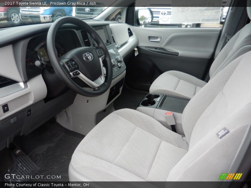 Predawn Gray Mica / Ash 2017 Toyota Sienna LE