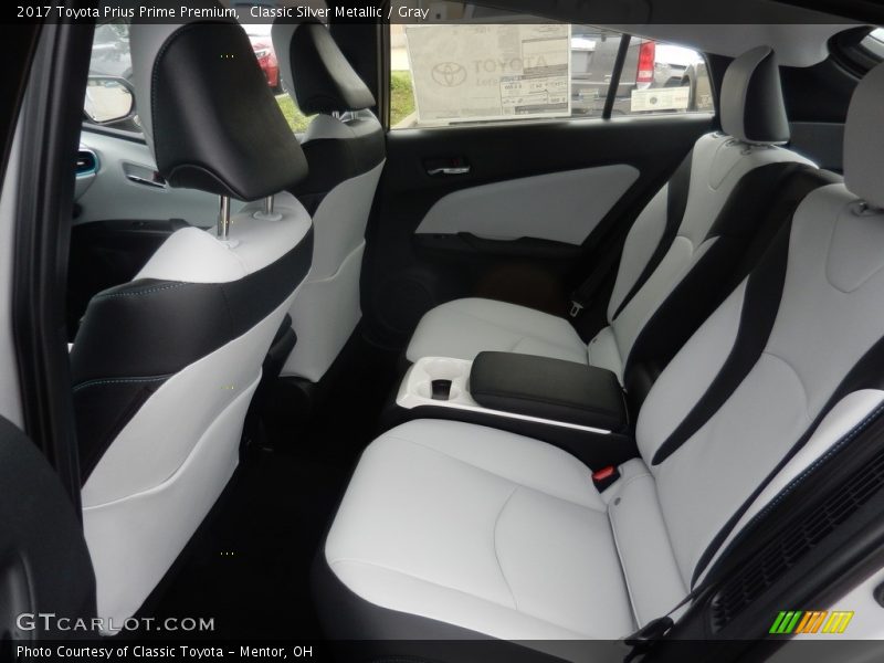 Rear Seat of 2017 Prius Prime Premium
