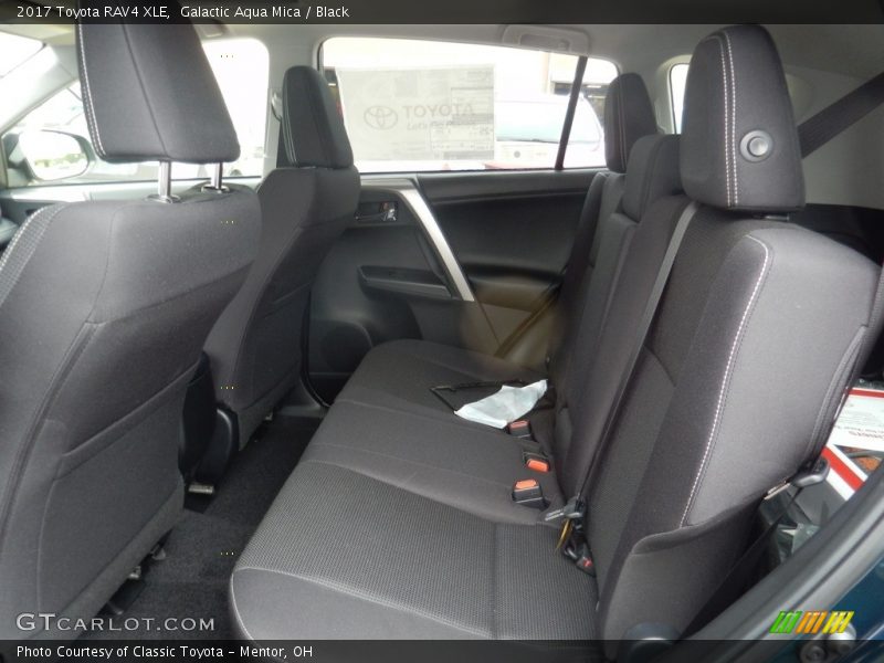 Galactic Aqua Mica / Black 2017 Toyota RAV4 XLE