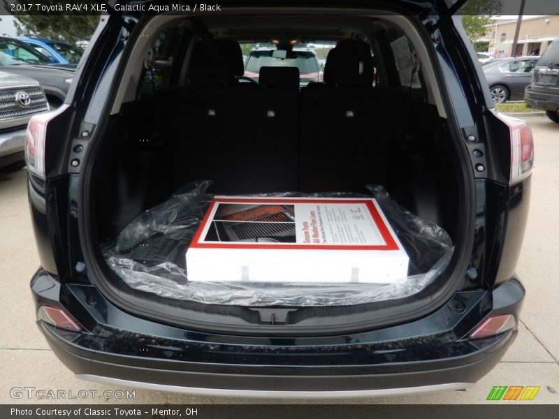 Galactic Aqua Mica / Black 2017 Toyota RAV4 XLE