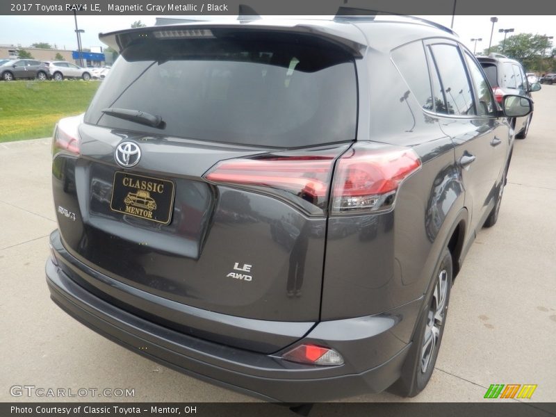 Magnetic Gray Metallic / Black 2017 Toyota RAV4 LE
