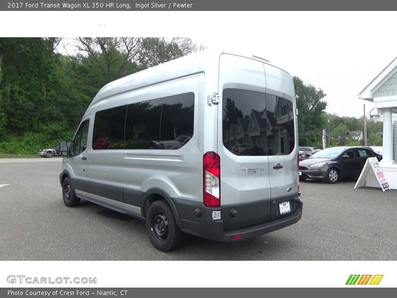 Ingot Silver / Pewter 2017 Ford Transit Wagon XL 350 HR Long