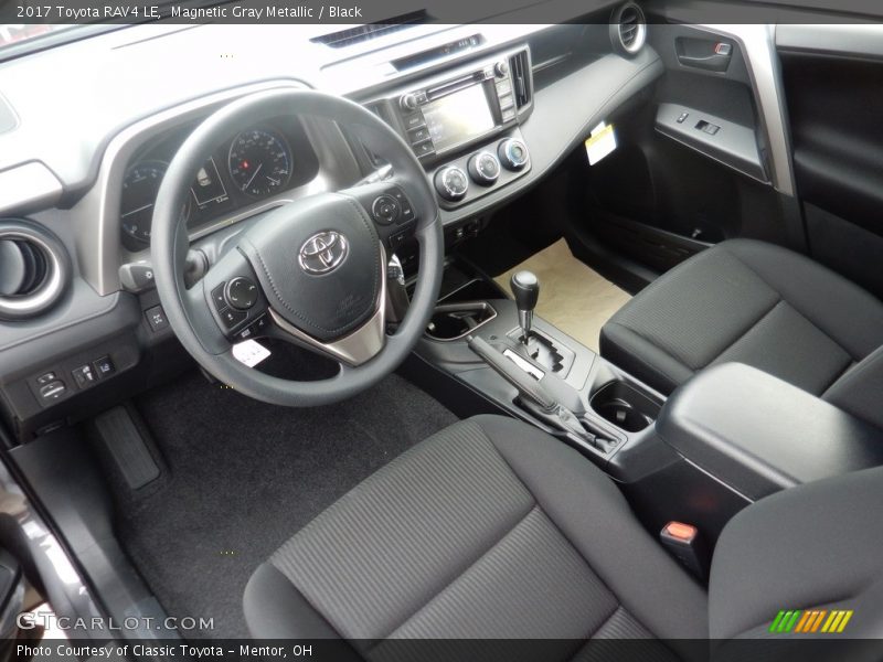 Magnetic Gray Metallic / Black 2017 Toyota RAV4 LE