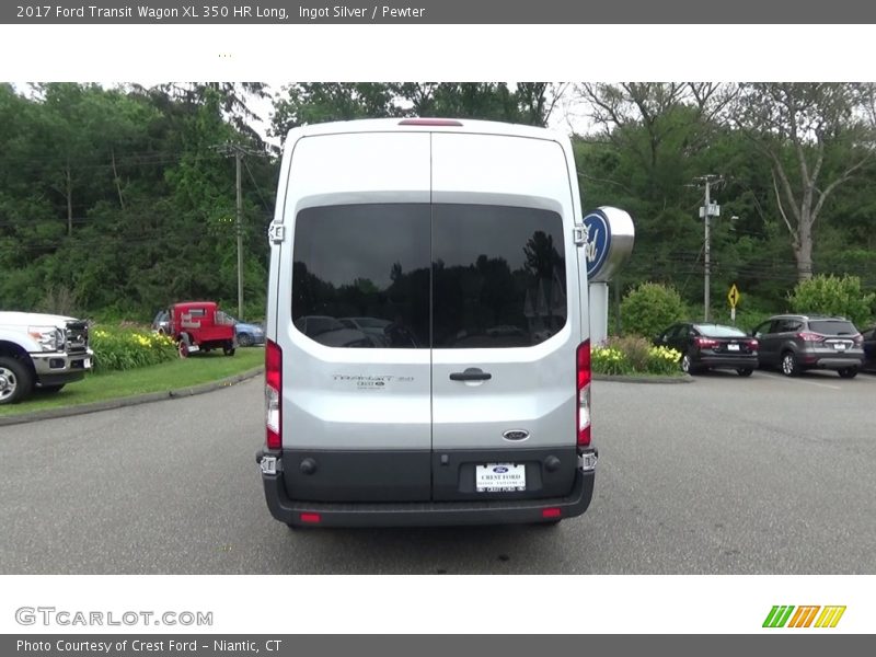 Ingot Silver / Pewter 2017 Ford Transit Wagon XL 350 HR Long