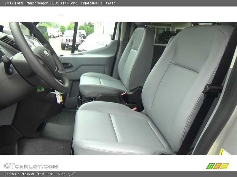 Ingot Silver / Pewter 2017 Ford Transit Wagon XL 350 HR Long