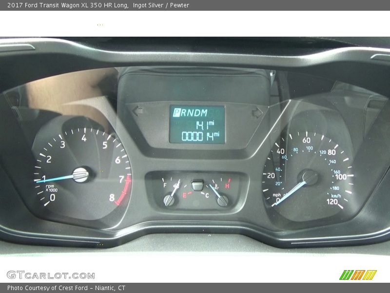 Ingot Silver / Pewter 2017 Ford Transit Wagon XL 350 HR Long