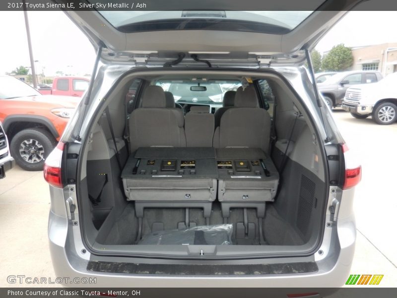 Silver Sky Metallic / Ash 2017 Toyota Sienna LE